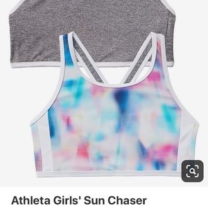 Athleta Girls Sun Chaser Racerback swim top L